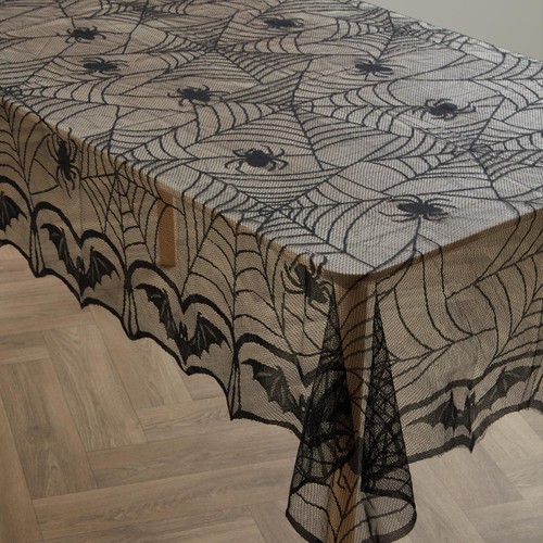 Morrisons Halloween Spider Web Tablecloth