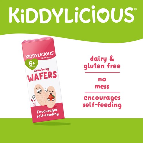 Kiddylicious Wafers Mini Strawberry 