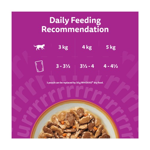 Whiskas 1+ Country Collection Mix Adult Wet Cat Food Pouch in Gravy