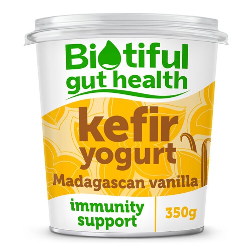 Biotiful Gut Health Kefir Yogurt Madagascan Vanilla 