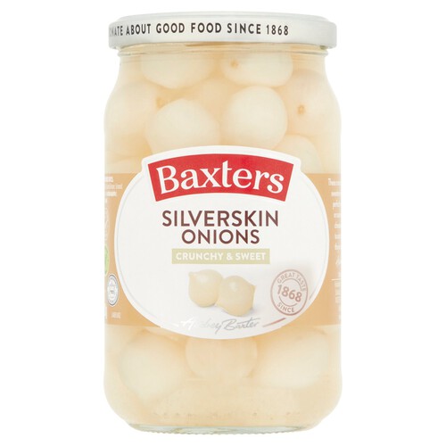 Baxters Silverskin Onions Crunchy & Sweet (440g)