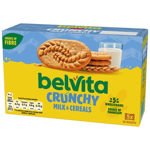 Belvita Milk & Cereal Biscuit Snack Bars Multipack