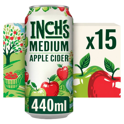 Inch's Medium Apple Cider 15 x 440ml