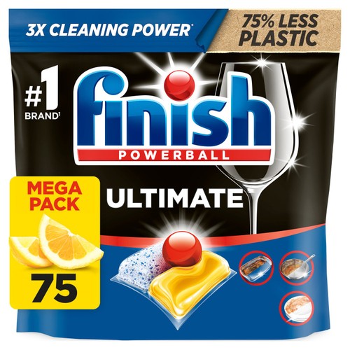 Finish Ultimate Lemon Dishwashing Tablets 