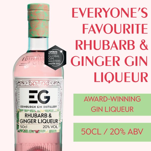 Edinburgh Gin Rhubarb & Ginger Liqueur