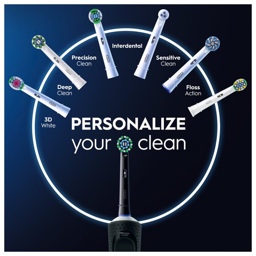 Oral-B Vitality Pro Black Blue Duo Pack Electric Toothbrush