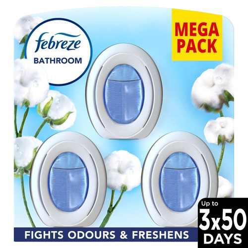 Febreze Bathroom Air Freshener Liquid Membrane Cotton Fresh