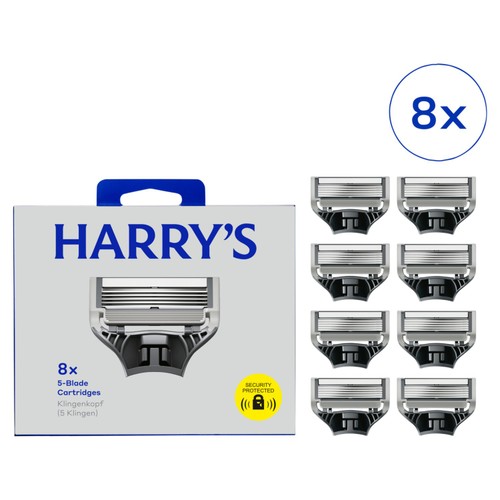 Harry's Men's 5 Blade Razor Refills 8 Pack