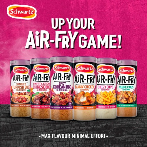 Schwartz Air Fry Spicy Korean Bbq Seasoning 125g