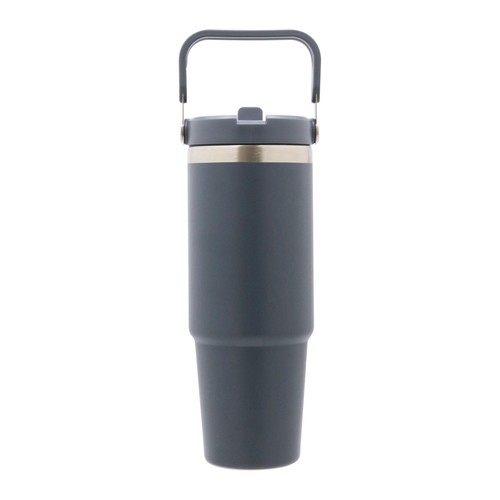 Nutmeg Home Tumbler with Top Handle Charcoal