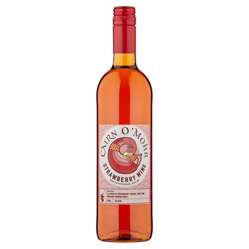 Cairn O'Mohr Strawberry Wine 75CL