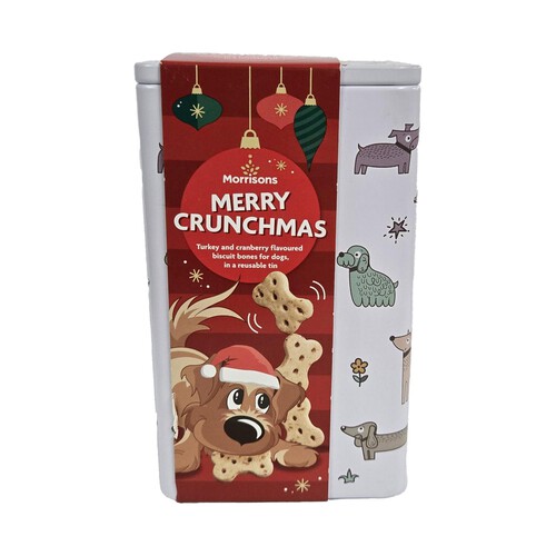 Morrrisons Merry Crunchmas Turkey And Cranberry Flavoured Biscuit Bones