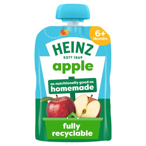 Heinz Apple Baby Food Fruit Pouch 100g