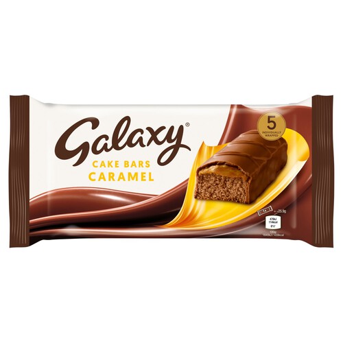 Galaxy Caramel Cake Bars