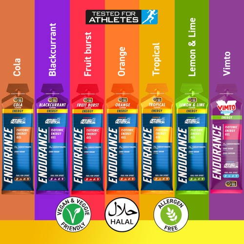 Applied Nutrition Endurance Isotonic Energy Gel Lemon & Lime Flavour 60g