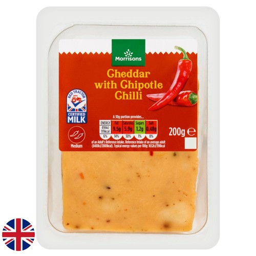 Morrisons Cheddar with Chipotle Chilli 200g