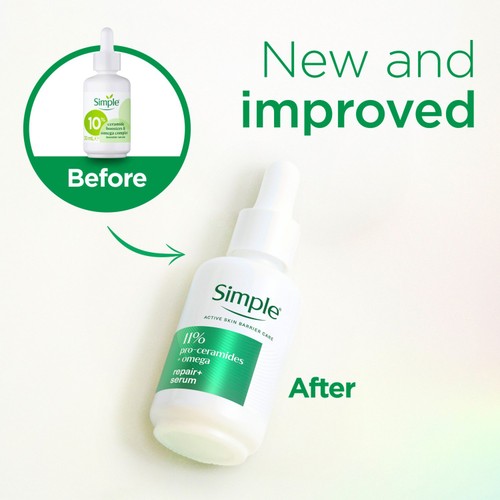 Simple Skin Care Repair+ 11% Pro-Ceramide + Omega 30ml