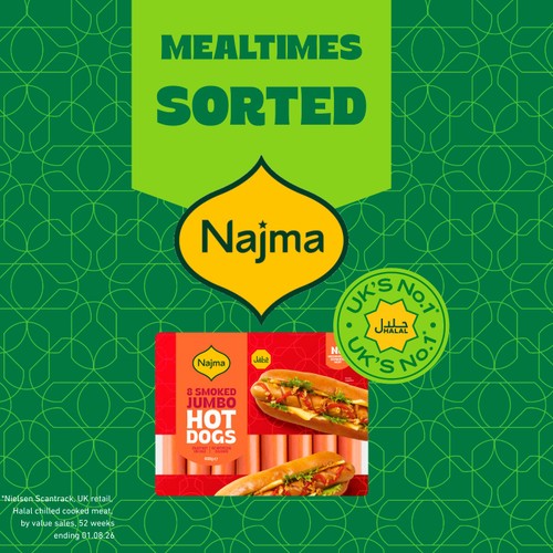 Najma Jumbo Hot Dogs 600g