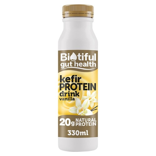 Biotiful Gut Health Kefir High Protein Drink Vanilla 330ml