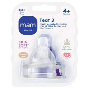 Mam Ultivent Fast Flow Teat X2