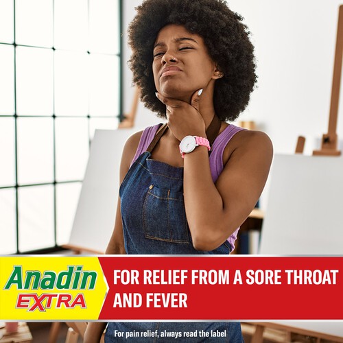 Anadin Extra Painkiller Asprin Paracetamol & Caffeine Caplets