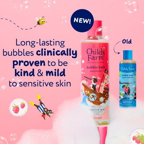 Childs Farm Raspberry Extract Bubble Bath 250ml