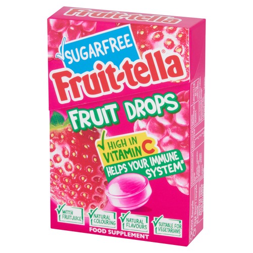 Fruittella Sugar Free Fruit Drops Redberry Mix