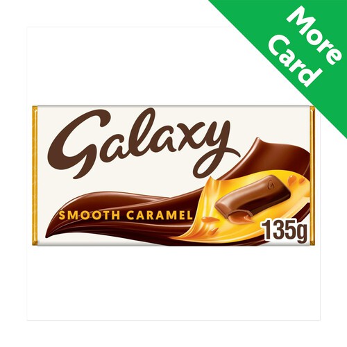 Galaxy Smooth Caramel & Milk Chocolate Block Bar Vegetarian