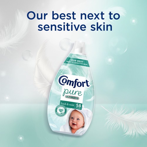 Comfort Ultimate Pure Fabric Conditioner Fresh & Mild 58 Washes