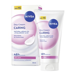 Nivea Nourishing Day Cream Moisturiser for Dry & Sensitive Skin SPF15 50ml