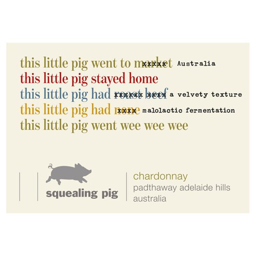 Squealing Pig Chardonnay 