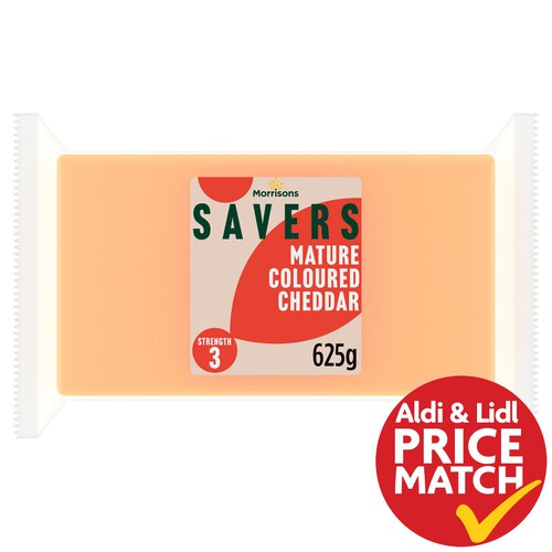 Morrisons Savers Mature Coloured Cheddar