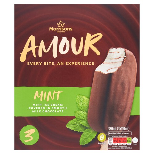 Morrisons Mint Chocolate Amour Sticks