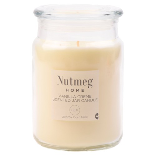 Morrisons Nutmeg Vanilla Creme Scented Jar Candle
