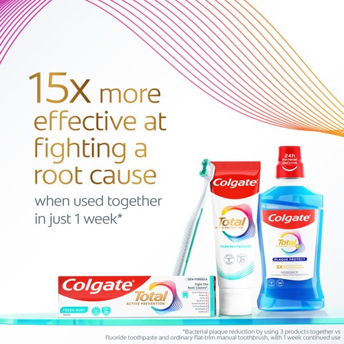 Colgate Total Active Prevention Fresh Mint Toothpaste 125ml