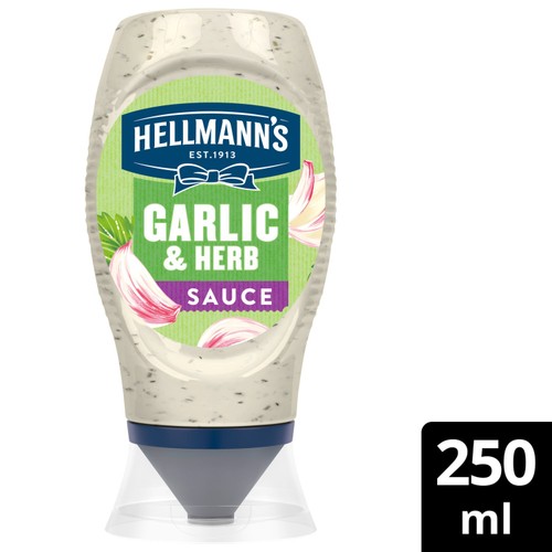 Hellmann's Garlic & Herb Sauce 250ml