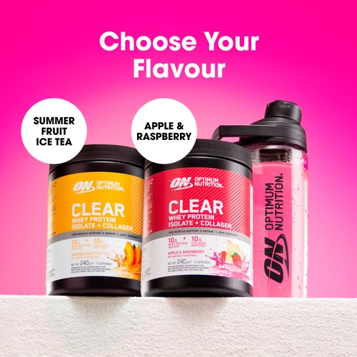 Optimum Nutrition Clear Whey & Collagen Apple & Raspberry 240G