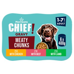Morrisons Dog Food Meat Chunks In Gravy