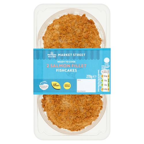 Morrisons salmon fillet fishcakes