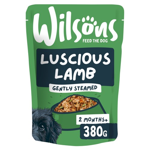 Wilsons Luscious Lamb Fresh Dog Food Pouch 