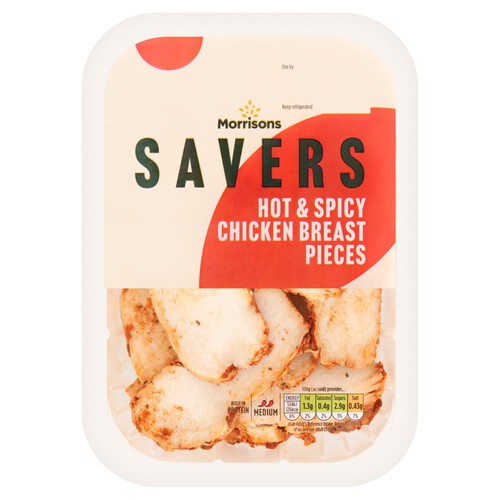 Morrisons Savers Hot & Spicy Cooked Chicken Breast Slices