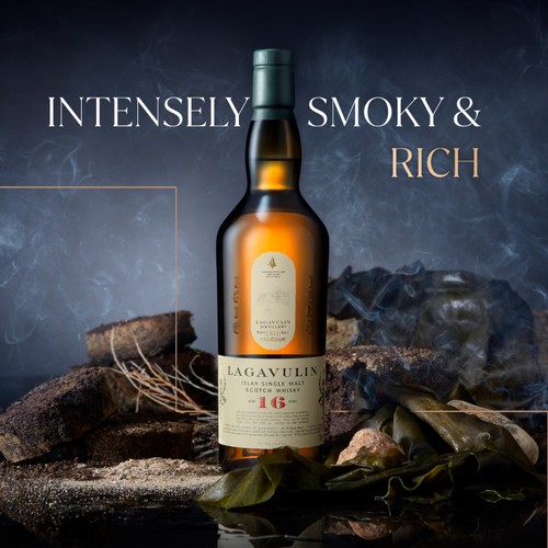 Lagavulin 16 Year Old Islay Single Malt Scotch Whisky 