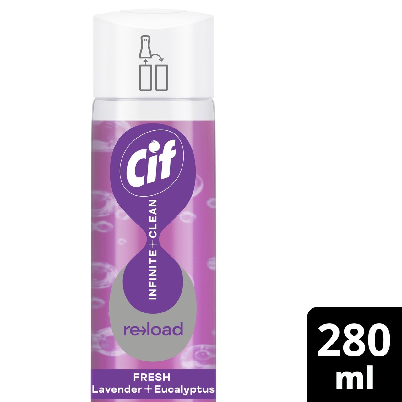Cif Infinite Clean All in One Lavender & Eucalyptus Reload 280ml