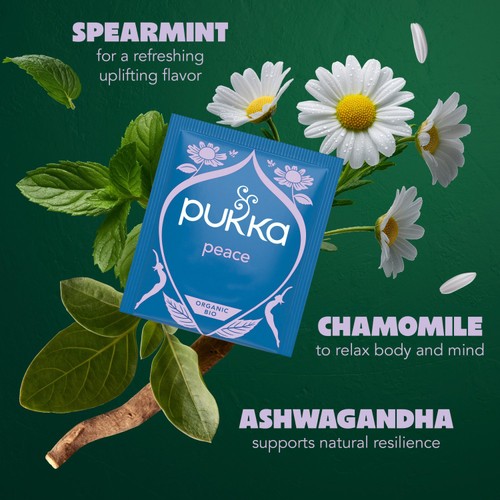 Pukka Peace 20 Herbal Tea Sachets