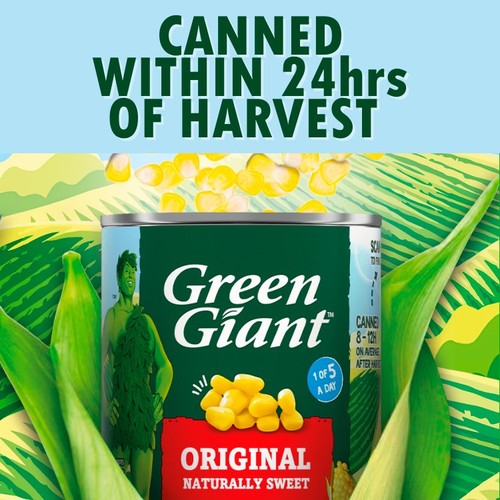 Green Giant Salt Free Sweetcorn (4x198g)
