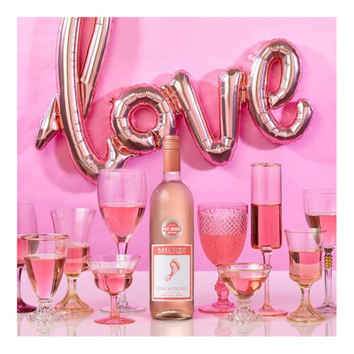 Barefoot Pink Moscato Rose Wine