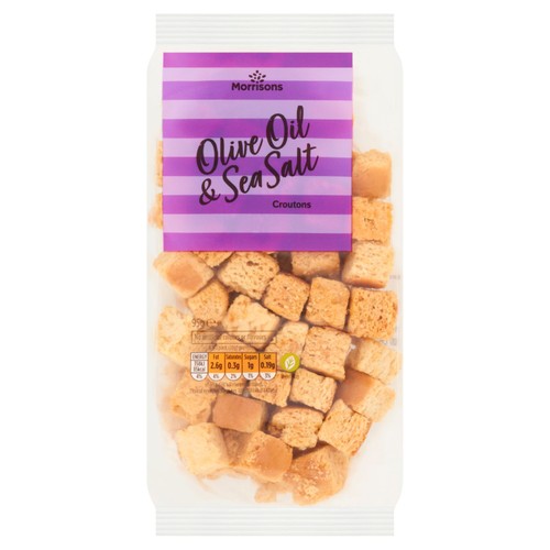 Morrisons Olive Oil Sea Salt Croutons