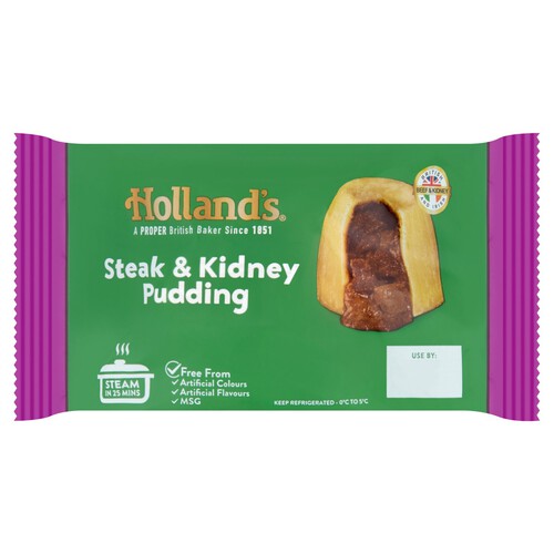 Holland's Steak & Kidney Pudding