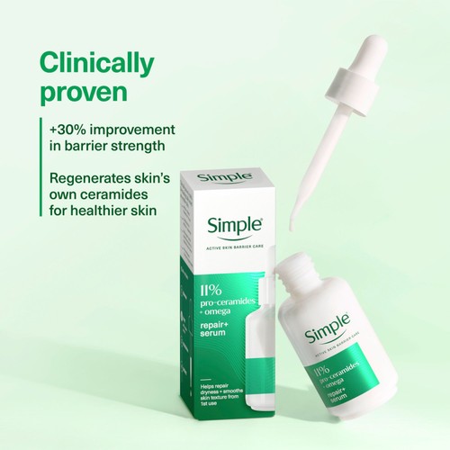 Simple Skin Care Repair+ 11% Pro-Ceramide + Omega 30ml