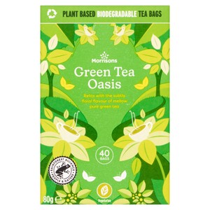 Morrisons Mint Breeze Green Tea 40 Bags 80g